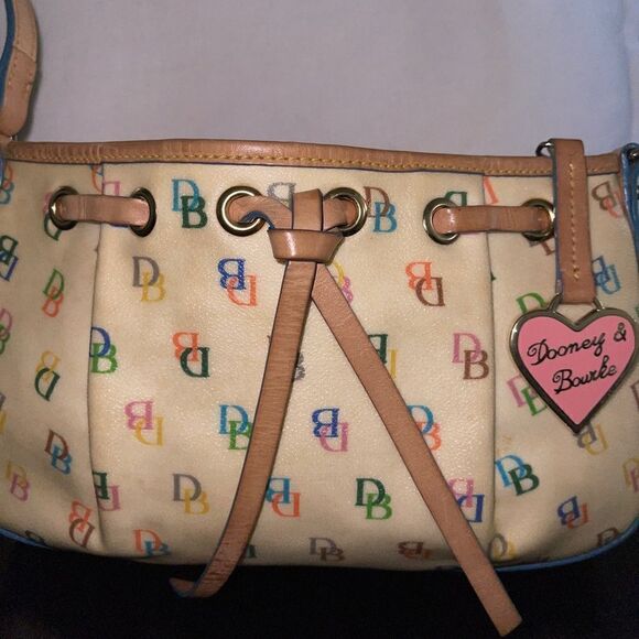 Dooney & Bourke Handbags - Dooney and Bourke rainbow monogram vintage handbag